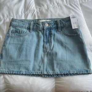 Hollister Blue Denim Skirt